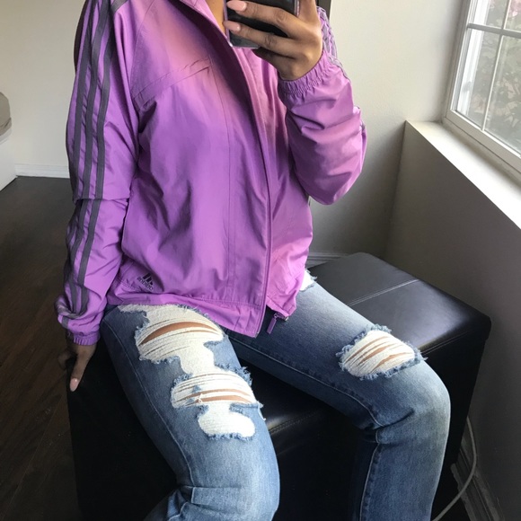 light purple adidas jacket